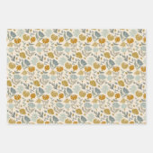Feuille De Papier Cadeau Daisies funky Pastel (Devant 3)