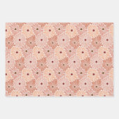 Feuille De Papier Cadeau Daisies funky Pastel (Devant 2)