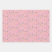 Feuille De Papier Cadeau Daisy Motif (Devant 3)