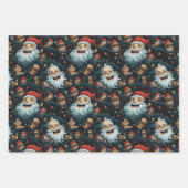 Feuille De Papier Cadeau Dali-Père Noël (Devant 3)