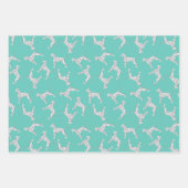 Feuille De Papier Cadeau Dalmatiens multidirectionnel (Devant)