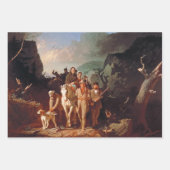 Feuille De Papier Cadeau Daniel Boone escorte les colons (Devant 2)