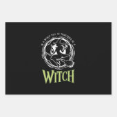 Feuille De Papier Cadeau Dans Un Monde Plein De Princesses Soyez Une Sorciè (Devant)