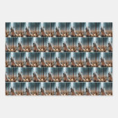 Feuille De Papier Cadeau Danse Mariage d'Halloween (Devant)