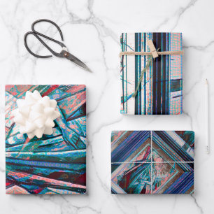 Feuille De Papier Cadeau Danseuse de ventre Art déco cubiste