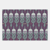 Feuille De Papier Cadeau Dark Mark Geometric Icon Pattern (Devant 3)