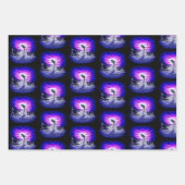 Feuille De Papier Cadeau Dauphin clair de lune (Devant 2)