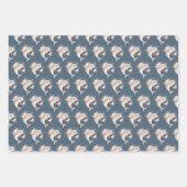 Feuille De Papier Cadeau Dauphin mignon (Devant 3)
