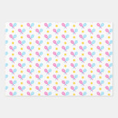 Feuille De Papier Cadeau De beaux motifs de tennis sur  (Devant 3)