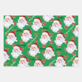 Feuille De Papier Cadeau De Santa Claus Ajouter Nom de l'enfant Noël 3 (Devant)