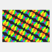 Feuille De Papier Cadeau Déclaration minimale de l'arc-en-ciel (Devant)