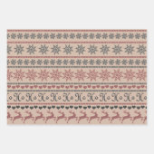 Feuille De Papier Cadeau décor de Noël (Devant 3)