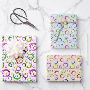 Feuille De Papier Cadeau Décoration des vacances, rétro