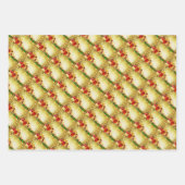 Feuille De Papier Cadeau Décorations de Noël (Devant)