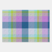 Feuille De Papier Cadeau Decorative Plaid (Devant 2)