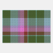 Feuille De Papier Cadeau Decorative Plaid (Devant)