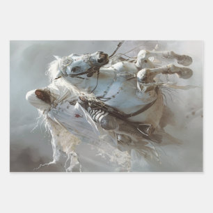 Feuille De Papier Cadeau Découpage Apocalypse Dachshund Vache Highland