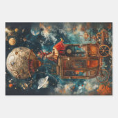 Feuille De Papier Cadeau Découpage Ballons Mystique à air chaud (Devant 2)