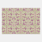 Feuille De Papier Cadeau Découpage de l'aquarelle des baies d'été (Devant)