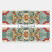 Feuille De Papier Cadeau Decoupage Drawer Front 29x8 Mixed Media  (Devant 2)