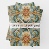 Feuille De Papier Cadeau Decoupage Drawer Front 29x8 Mixed Media  (En situation)