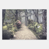 Feuille De Papier Cadeau Découpage du jardin botanique Poids lourd 3-set (Devant 3)