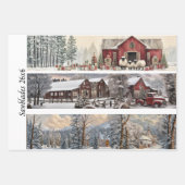 Feuille De Papier Cadeau Decoupage Winter Sawblade Set 26x6  (Devant 3)