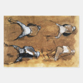 Feuille De Papier Cadeau Degas, Hippodrome (Devant 2)