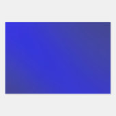 Feuille De Papier Cadeau Dégradé bleu clair Aqua Ombre (Devant 3)