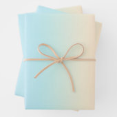 Feuille De Papier Cadeau dégradé de couleur pastel (En situation)