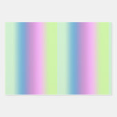 Feuille De Papier Cadeau Dégradé lumineux. (Devant 3)