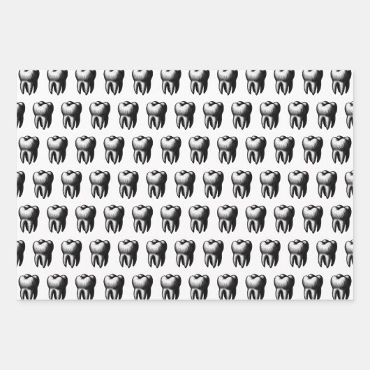 Feuille De Papier Cadeau Dent (Devant)