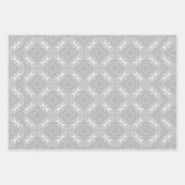 Feuille De Papier Cadeau Dentelle blanche monochromatique (Devant)