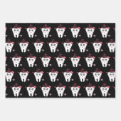 Feuille De Papier Cadeau Dentiste Saint-Valentin - Dent Cœur, Sois Mien (Devant)