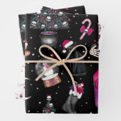 Feuille De Papier Cadeau Déplaisant Noël Favoris (En situation)