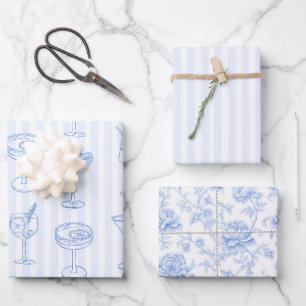 Feuille De Papier Cadeau Dernière Toast sur la Côte Fête de Bachelorette