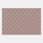 Feuille De Papier Cadeau Des motifs de Noël de charme dessinés à la main. (Devant 2)