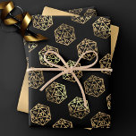 Feuille De Papier Cadeau Dés RPG | Gold Imaginaire Retro Tabletop PnP Gamer<br><div class="desc">GEEK CHIC GAMER ! Les papiers d'emballage RPG de nouveauté sont également idéaux pour la découpage de meubles éphémères do-it-yourself ou les projets de déco maison bricolage. C'est GAME ON! alors choisissez votre initiative d'arme et de rouleau! Parfait pour n'importe quel joueur d'imaginaire d'un stylo/crayon et papier (PnP) de l'ancienne...</div>