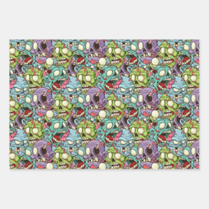 Feuille De Papier Cadeau Des zombies !
