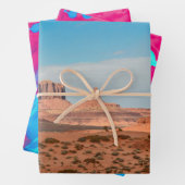 Feuille De Papier Cadeau désert de l'ouest (En situation)