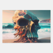 Feuille De Papier Cadeau Desert Monstre (Devant 3)