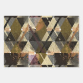 Feuille De Papier Cadeau design abstrait moderne (Devant 3)