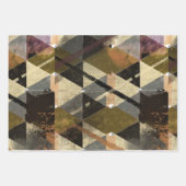 Feuille De Papier Cadeau design abstrait moderne (Devant 2)