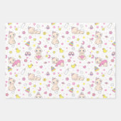 Feuille De Papier Cadeau Design bébé mignon (Devant)