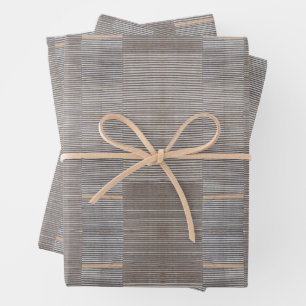 Feuille De Papier Cadeau Design d'apparence biologique Enveloppement cadeau