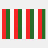 Feuille De Papier Cadeau Design de bandes de drapeau italien (Devant)