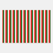 Feuille De Papier Cadeau Design de bandes de drapeau italien (Devant 3)