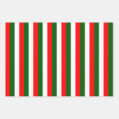 Feuille De Papier Cadeau Design de bandes de drapeau italien (Devant)