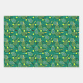 Feuille De Papier Cadeau Design de tennis (Devant 2)