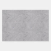 Feuille De Papier Cadeau Design en marbre blanc - Unique blanc blanc (Devant 2)